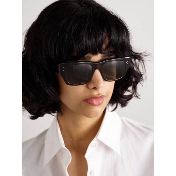 NEW CL40297U 53E CELINE SUNGLASSES HAVANA BROWN WOMEN EYEWEAR - Picture 9 of 10